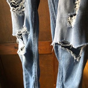Express ripped jeans